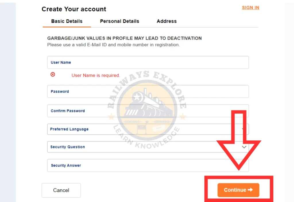 How to Book Train Tickes Online Account create Tamil 2